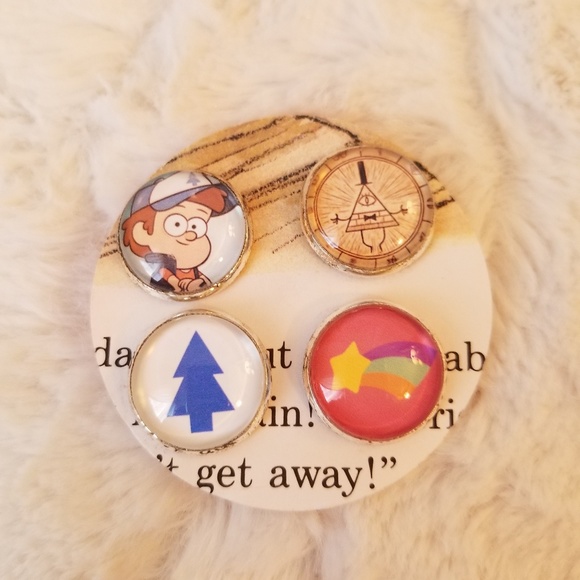 gravity falls accessories earrings 2 pairs poshmark